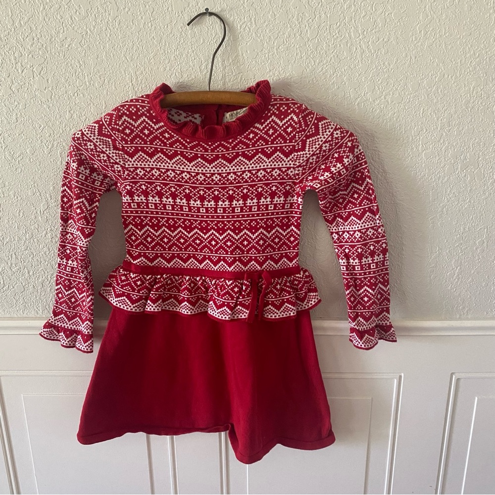 Hope and Henry Christmas Sweater Dress